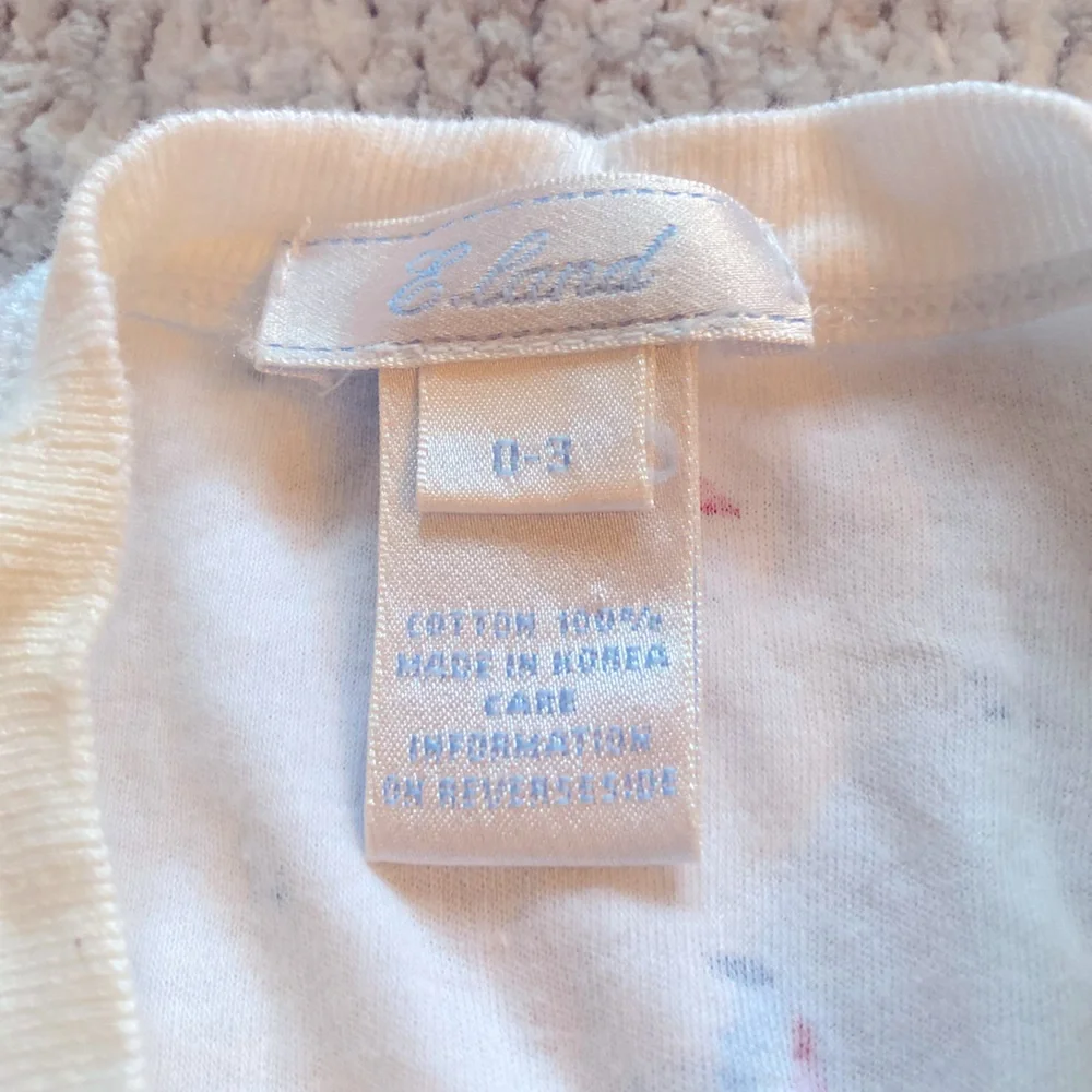E Land‎ Baby Nautical Jumpsuit 0-3 Months Boats Sailboat Cotton Romper